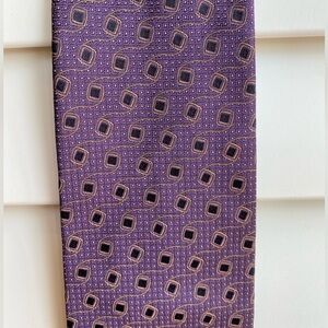 Purple and Black tie Joseph Abboud